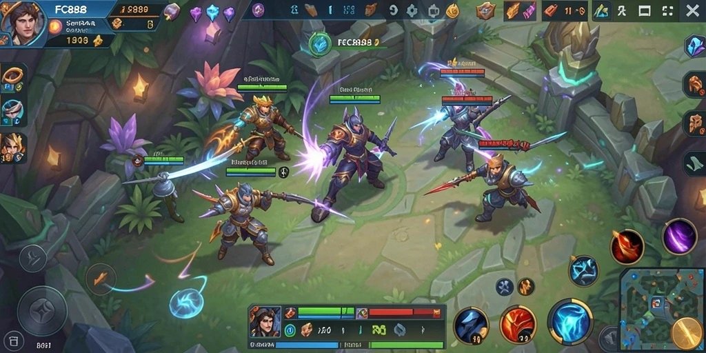 Tampilan menarik dari gameplay <strong>FC888</strong> dengan aksi pertarungan yang intens.