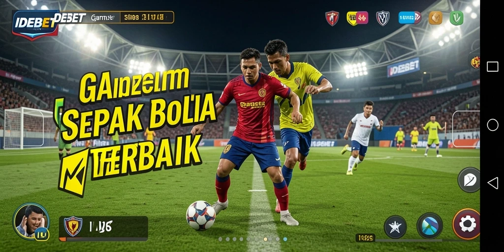 Tampilan gameplay IDEBET yang menawan dan interaktif di dunia sepak bola.