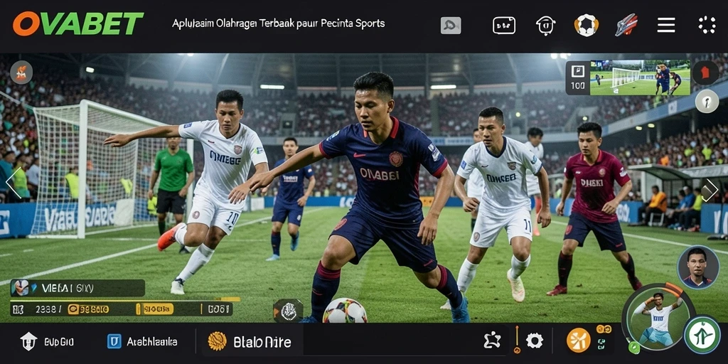 Tampilan menarik dari gameplay OVABET yang menampilkan pengalaman bertaruh olahraga.
