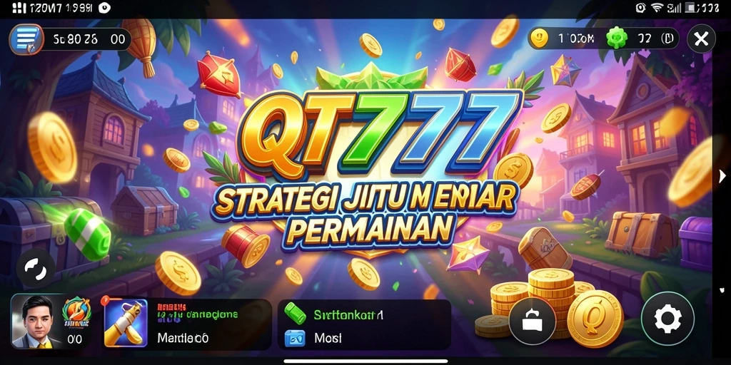 Tampilan gameplay QT777 yang menegangkan dan strategis.