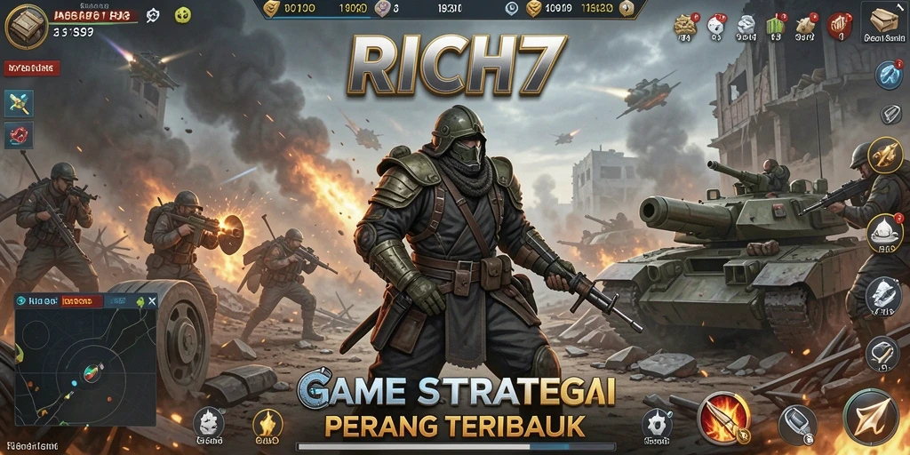 Gameplay menegangkan dalam RICH7 yang penuh strategi.