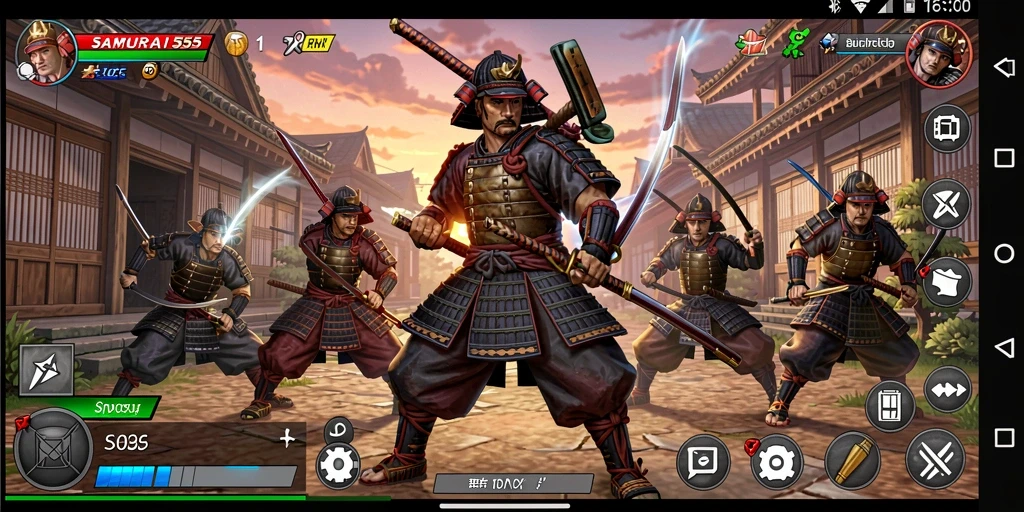 Tampilkan gameplay seru dalam <strong>SAMURAI555</strong> dengan aksi pertempuran samurai.