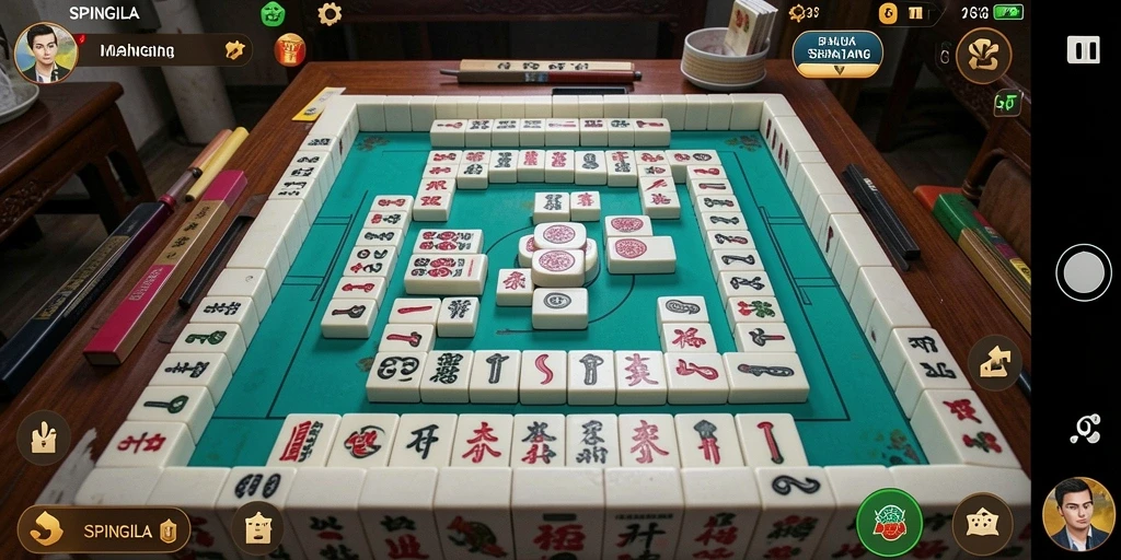 Menampilkan gameplay menarik dan tingkat kesulitan Mahjong.
