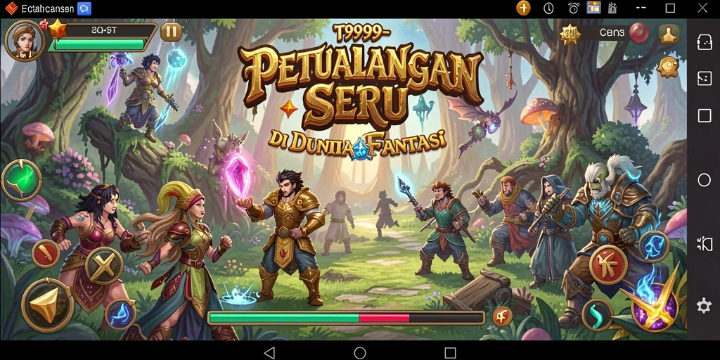 Screenshot gameplay <strong>T9999</strong> menampilkan aksi petualangan yang menegangkan.