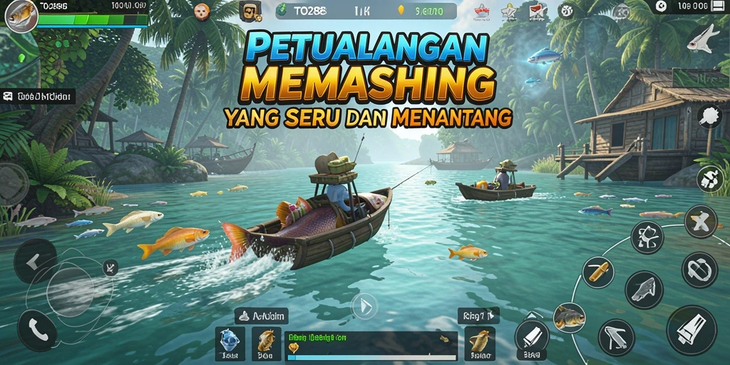 Tangkapan ikan yang mengesankan dalam gameplay TO288.