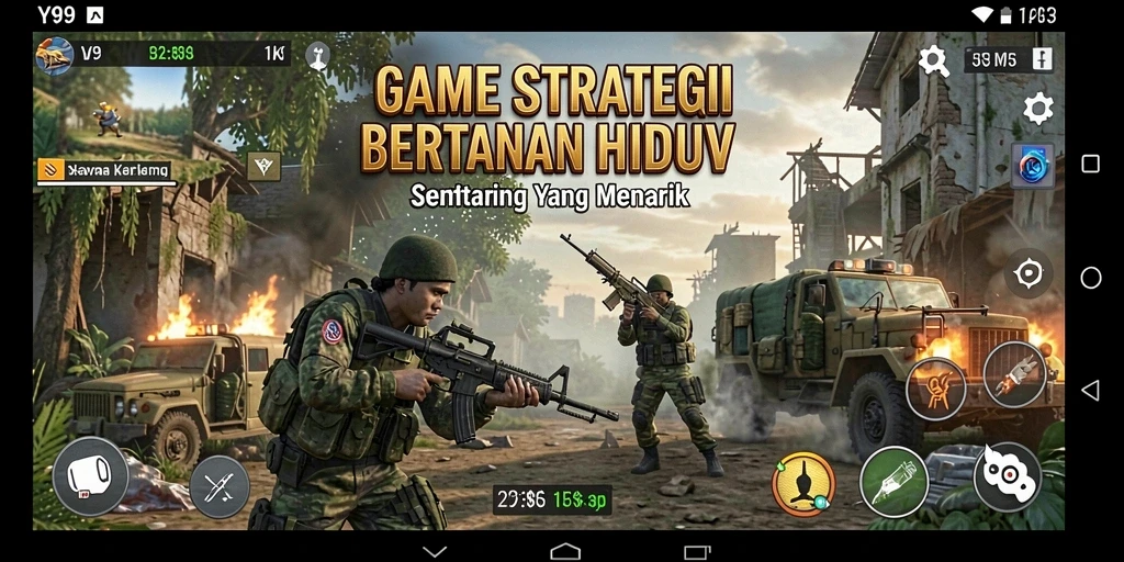 Tampilan gameplay Y89 yang seru dan strategis.