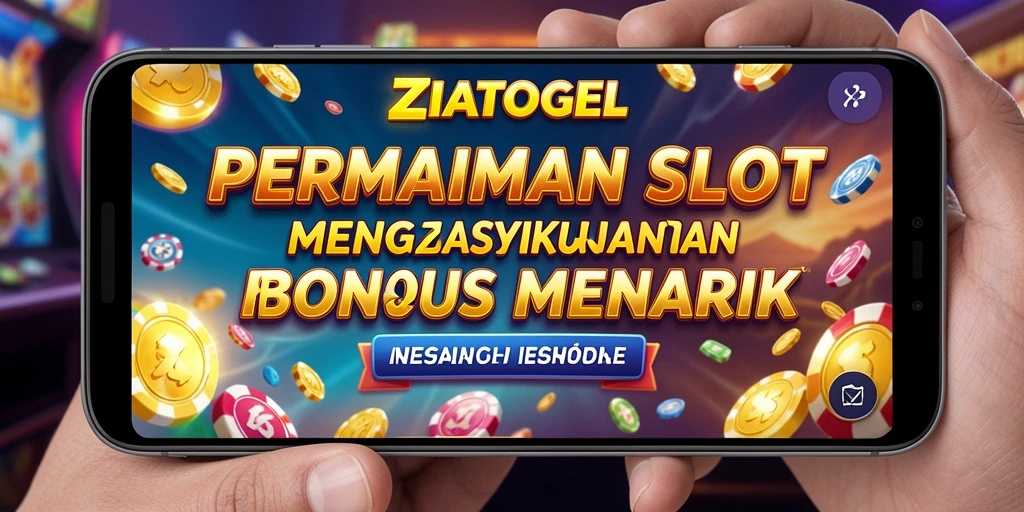 Tampilan gameplay ZIATOGEL yang menarik dengan tema slot bervariasi.
